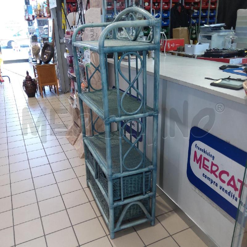 MOBILETTO VIMINI AZZURRO 3 RIPIANI 3 CASSETTI | Mercatino dell'Usato San maurizio canavese 4