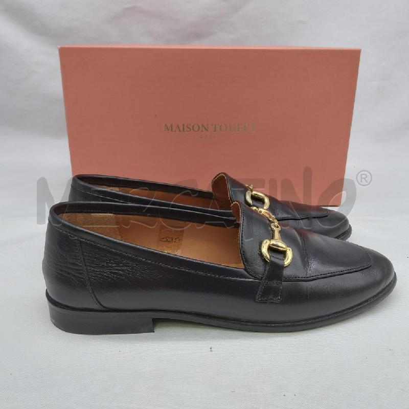 MOCASSINI DONNA MAISON TOUFET SC1 NERO METALLERIA DORATA | Mercatino dell'Usato San maurizio canavese 3