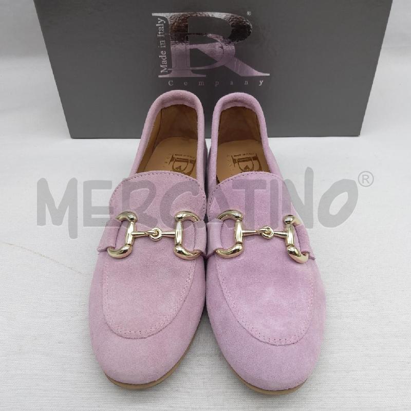 MOCASSINI DONNA RD COMPANY SC1 CAMOSCIO LILLA STAFFA DORATA  | Mercatino dell'Usato San maurizio canavese 2