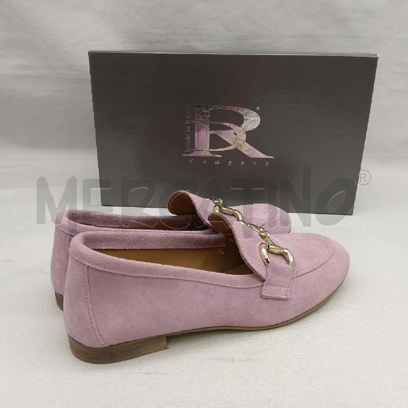 MOCASSINI DONNA RD COMPANY SC1 CAMOSCIO LILLA STAFFA DORATA  | Mercatino dell'Usato San maurizio canavese 3