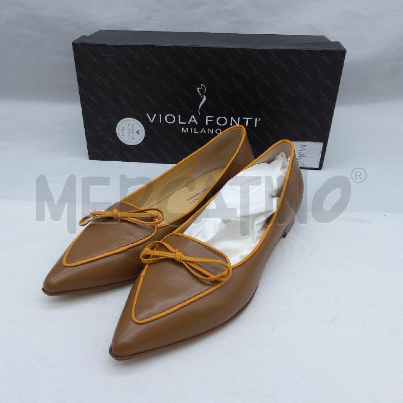 MOCASSINI DONNA SC1 VIOLA FONTI MARRONE ARANCIO FIOCCO  | Mercatino dell'Usato San maurizio canavese 1