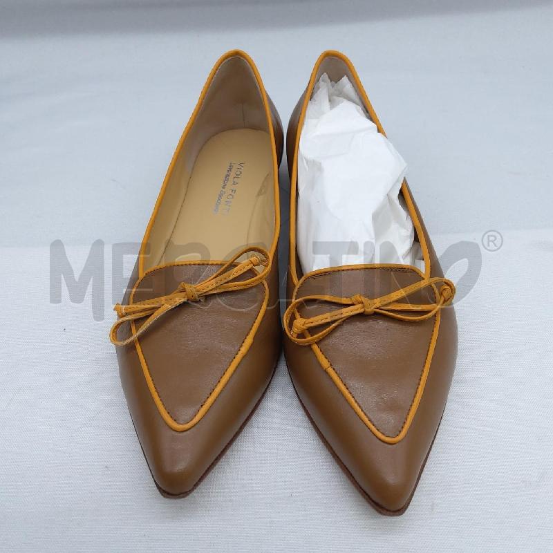 MOCASSINI DONNA SC1 VIOLA FONTI MARRONE ARANCIO FIOCCO  | Mercatino dell'Usato San maurizio canavese 3