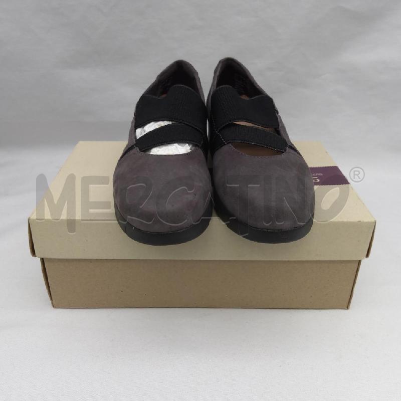 MOCASSINI D CLARKS SC1 GRIGIO SCAMOSCIATO ELASTICO  | Mercatino dell'Usato San maurizio canavese 4