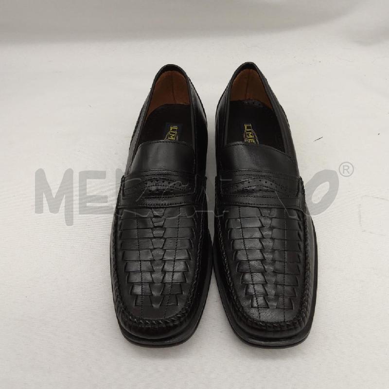 MOCASSINI PELLE U 1L LIMERIK VERA PELLE NERO RILIEVO DAVANTI | Mercatino dell'Usato San maurizio canavese 2