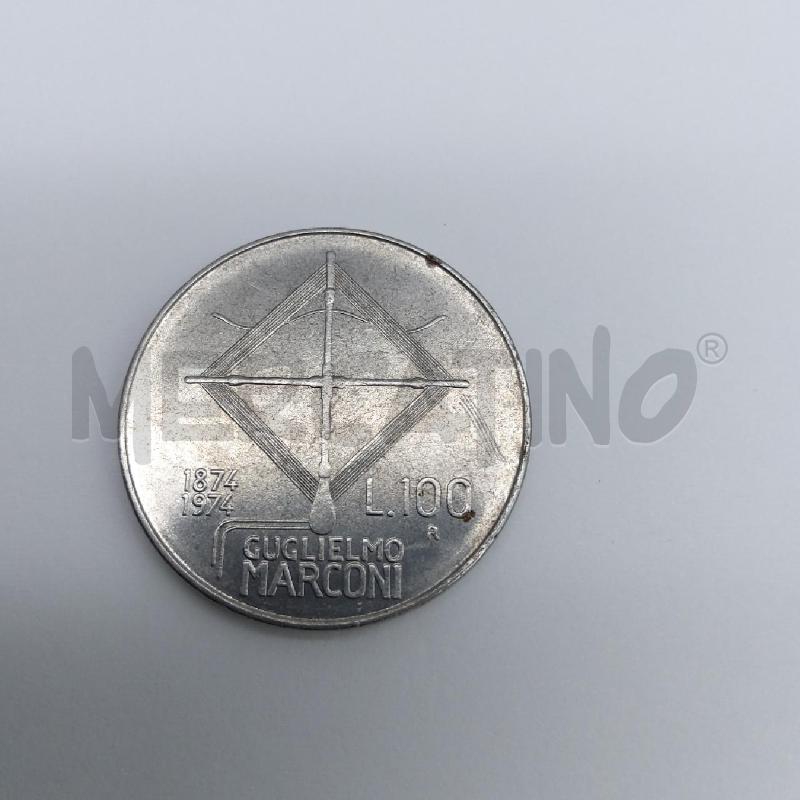 MONETA 100 LIRE MARCONI 1974 | Mercatino dell'Usato San maurizio canavese 2
