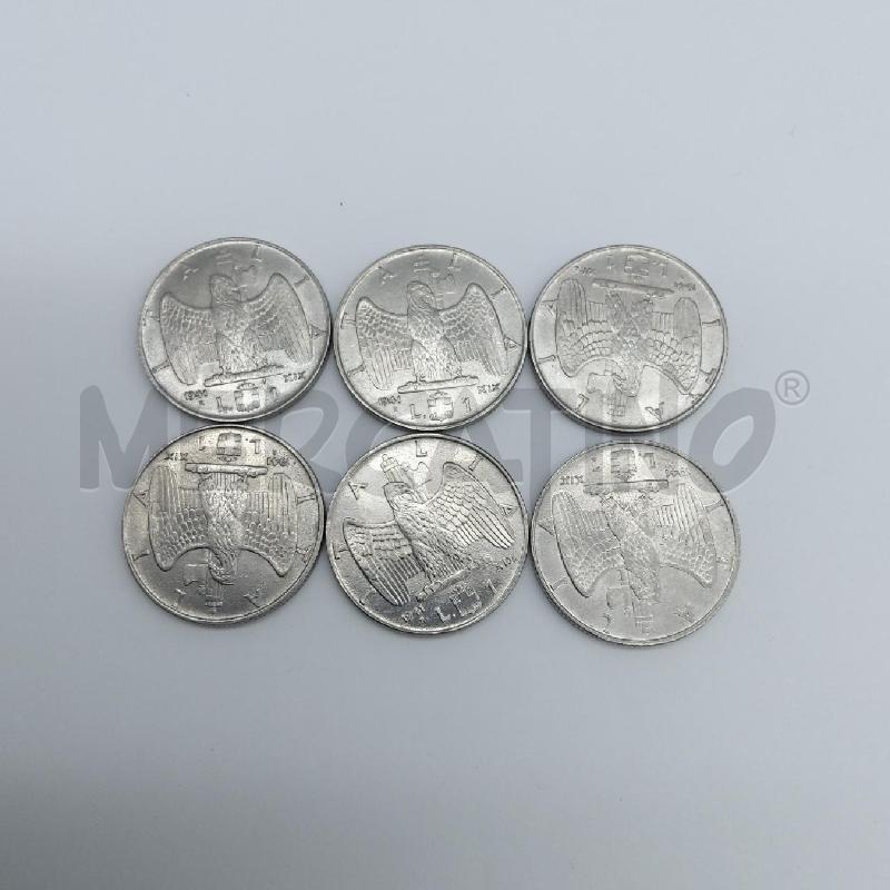 MONETE 1 LIRA 1941 PZ. 6 | Mercatino dell'Usato San maurizio canavese 1