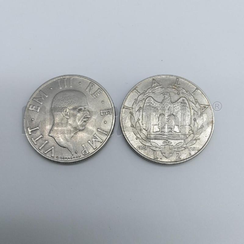 MONETE 2 LIRE 1939 PZ. 2 | Mercatino dell'Usato San maurizio canavese 1