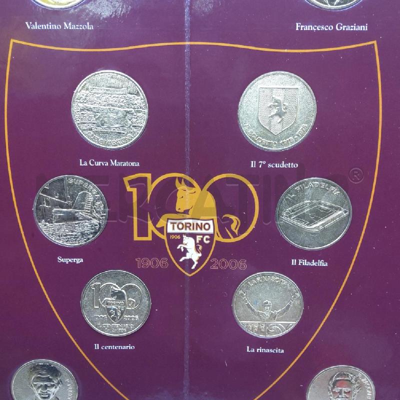 MONETE PZ. 36 TORINO F.C. CALCIO CENTENARIO 1906-2006 | Mercatino dell'Usato San maurizio canavese 2