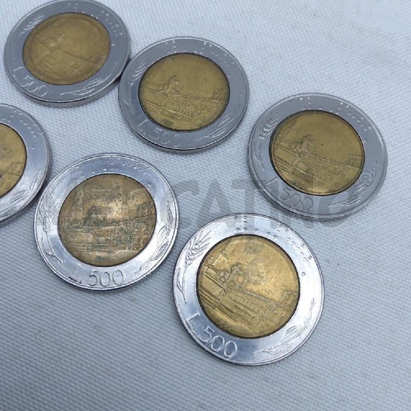 MONETE PZ. 7 DA 500 LIRE ANNI 90 | Mercatino dell'Usato San maurizio canavese 2