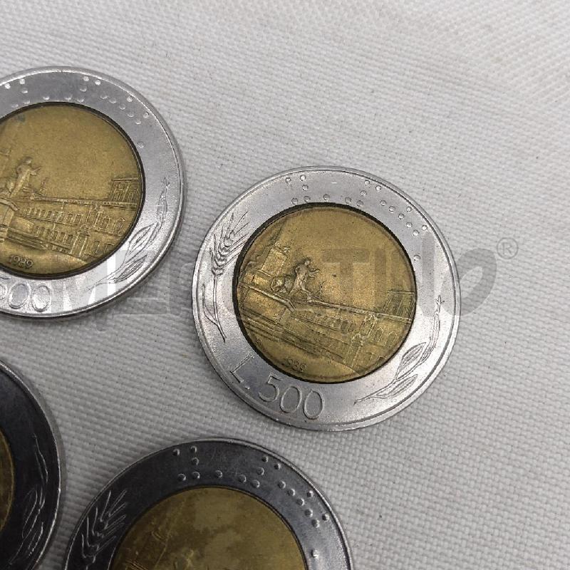 MONETE PZ. 7 DA 500 LIRE ANNI 90 | Mercatino dell'Usato San maurizio canavese 3
