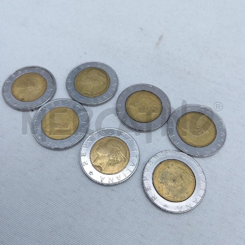MONETE PZ. 7 DA 500 LIRE ANNI 90 | Mercatino dell'Usato San maurizio canavese 4