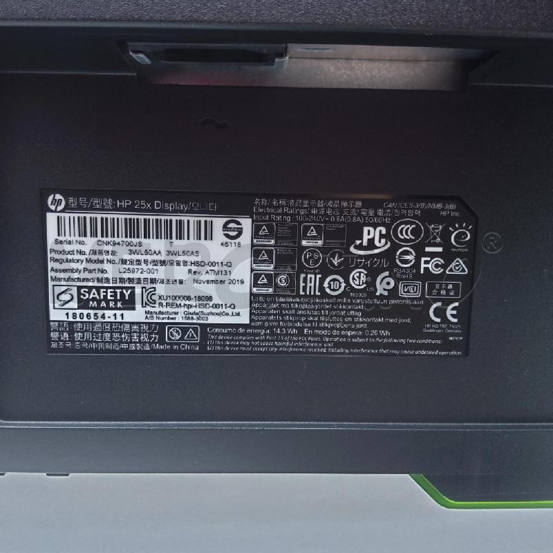 MONITOR HP 25 X GAMING DISPLAY SC MG | Mercatino dell'Usato San maurizio canavese 5