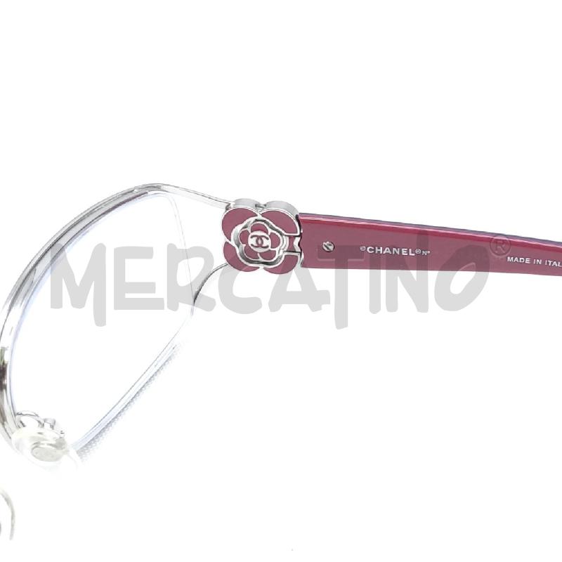 MONTATURA OCCHIALI CHANEL VIOLA BLU CAMELIA | Mercatino dell'Usato San maurizio canavese 3
