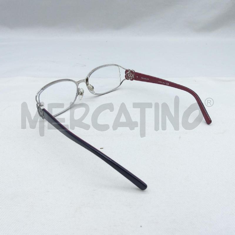 MONTATURA OCCHIALI CHANEL VIOLA BLU CAMELIA | Mercatino dell'Usato San maurizio canavese 4