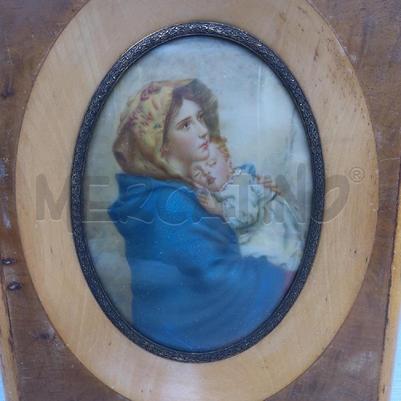 NATIVITA' DIPINTO OVALE CORNICE QUAD LEGNO | Mercatino dell'Usato San maurizio canavese 2