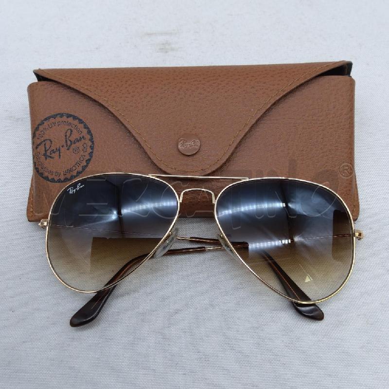 OCCHIALI RAYBAN AVIATOR LARGE METAL DORATO  | Mercatino dell'Usato San maurizio canavese 1