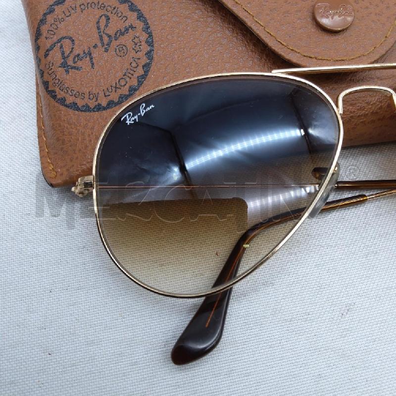 OCCHIALI RAYBAN AVIATOR LARGE METAL DORATO  | Mercatino dell'Usato San maurizio canavese 2