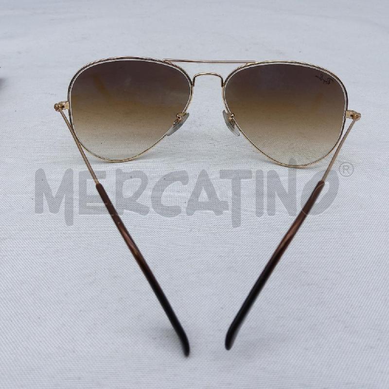 OCCHIALI RAYBAN AVIATOR LARGE METAL DORATO  | Mercatino dell'Usato San maurizio canavese 3