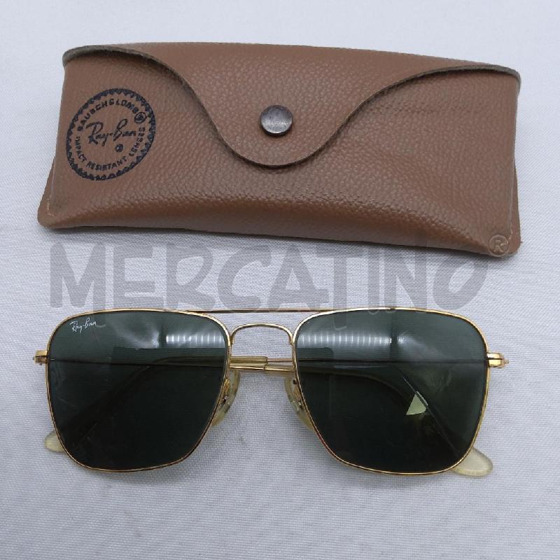 OCCHIALI UOMO RAYBAN CARAVAN DORATO | Mercatino dell'Usato San maurizio canavese 1