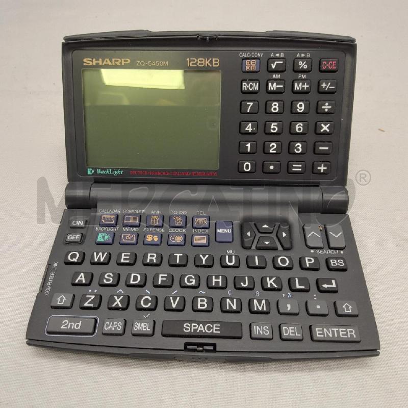 ORGANIZER ELETTRONICO SHARP ZQ 5450 M | Mercatino dell'Usato San maurizio canavese 1