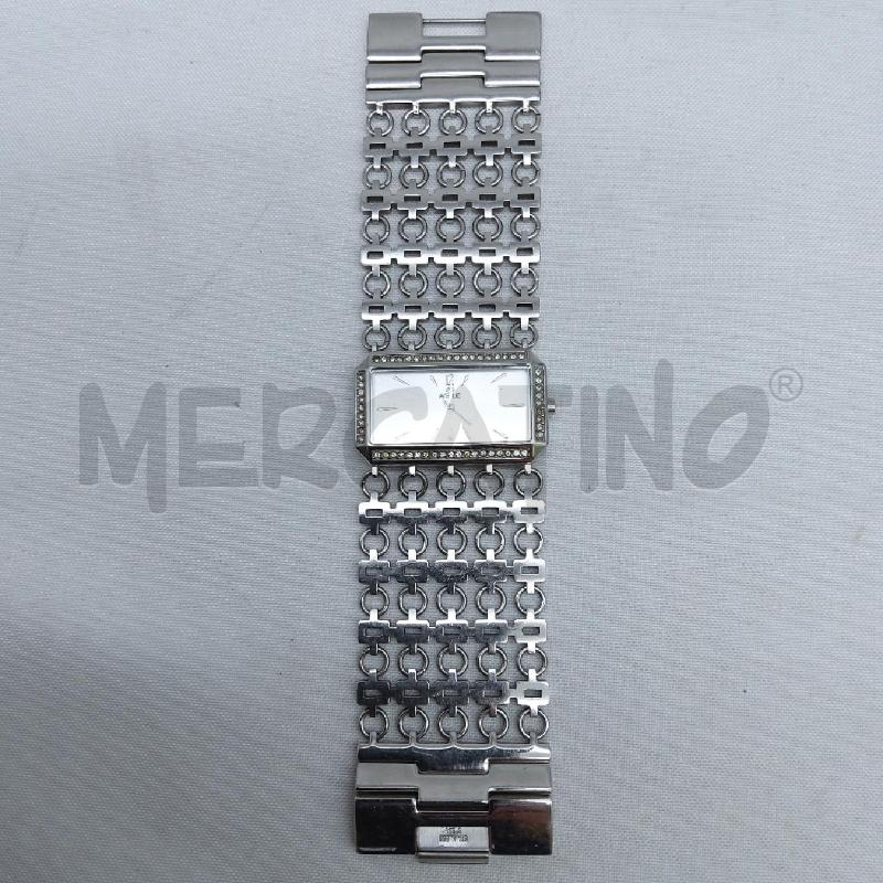 OROLOGIO ACCIAIO RETTANG CINTURINO LARGO | Mercatino dell'Usato San maurizio canavese 1
