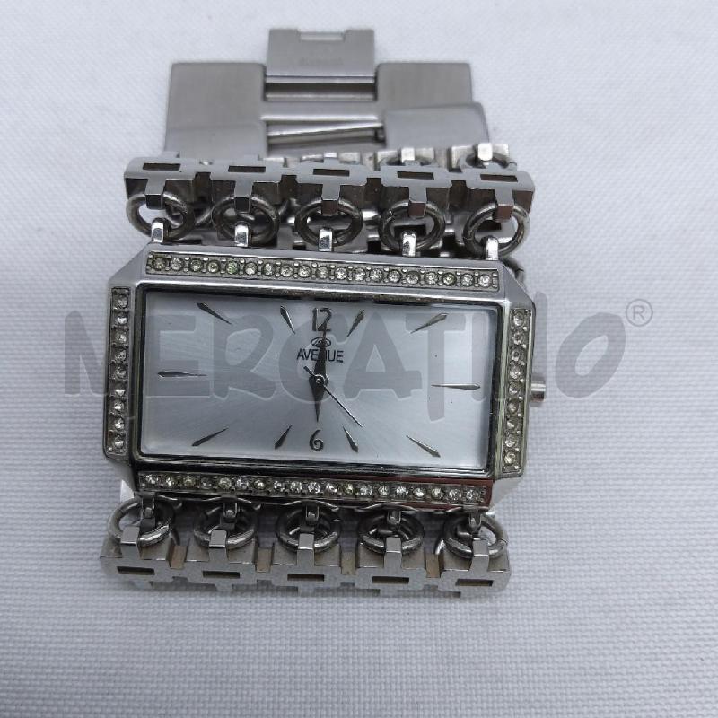 OROLOGIO ACCIAIO RETTANG CINTURINO LARGO | Mercatino dell'Usato San maurizio canavese 2
