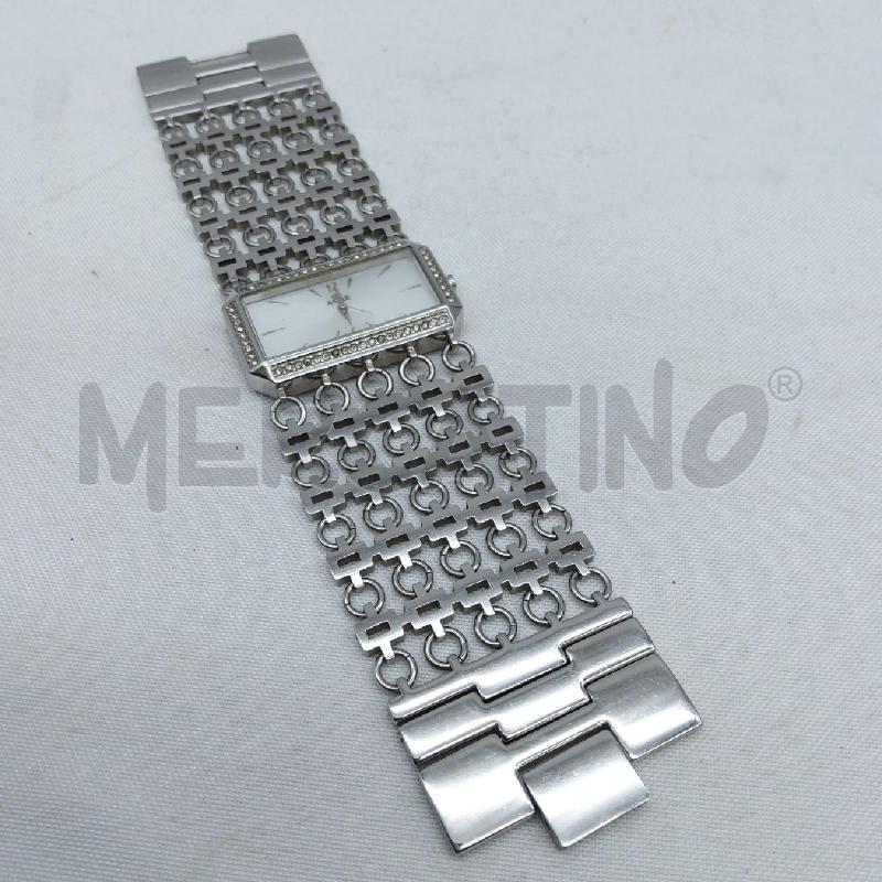 OROLOGIO ACCIAIO RETTANG CINTURINO LARGO | Mercatino dell'Usato San maurizio canavese 4