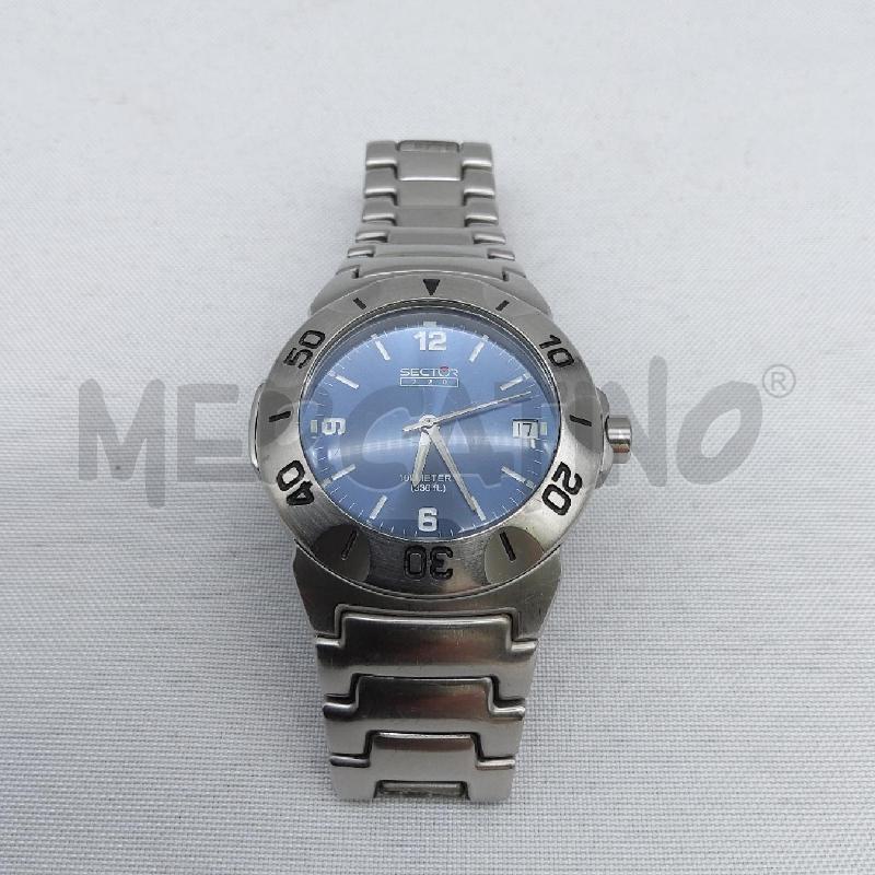 OROLOGIO ACCIAIO SECTOR QUADRANTE BLU | Mercatino dell'Usato San maurizio canavese 1