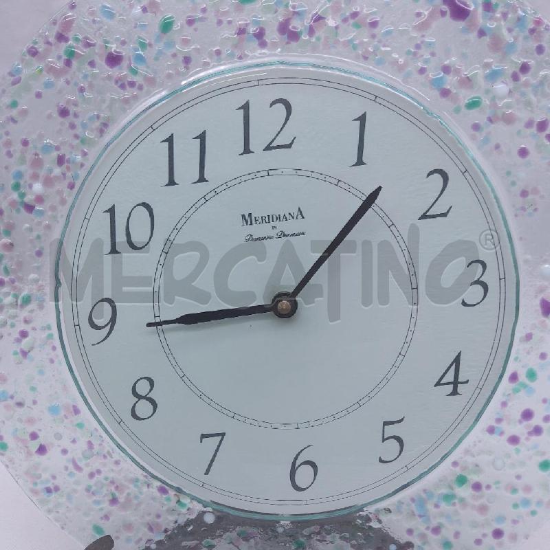 OROLOGIO APPENDERE ROTONDO VETRO MERIDIANA | Mercatino dell'Usato San maurizio canavese 2