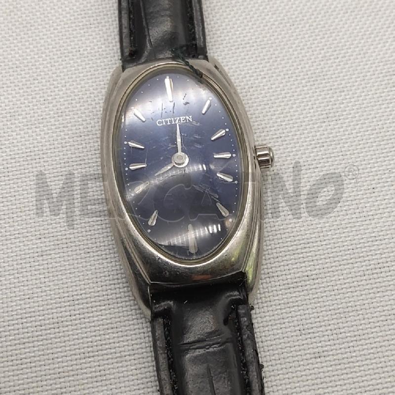 OROLOGIO CITIZEN VINTAGE OVALE CINT NERO | Mercatino dell'Usato San maurizio canavese 1