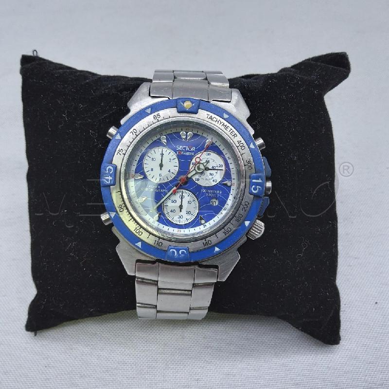 OROLOGIO CRONOGRAFO SECTOR ACCIAIO BLU | Mercatino dell'Usato San maurizio canavese 1