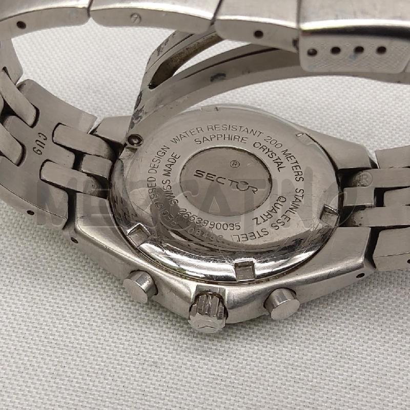 OROLOGIO CRONOGRAFO SECTOR CINTURINO ACCIAIO | Mercatino dell'Usato San maurizio canavese 3