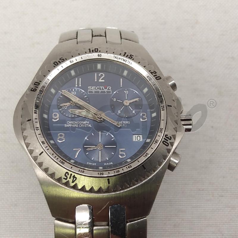 OROLOGIO CRONOGRAFO SECTOR CINTURINO ACCIAIO | Mercatino dell'Usato San maurizio canavese 4