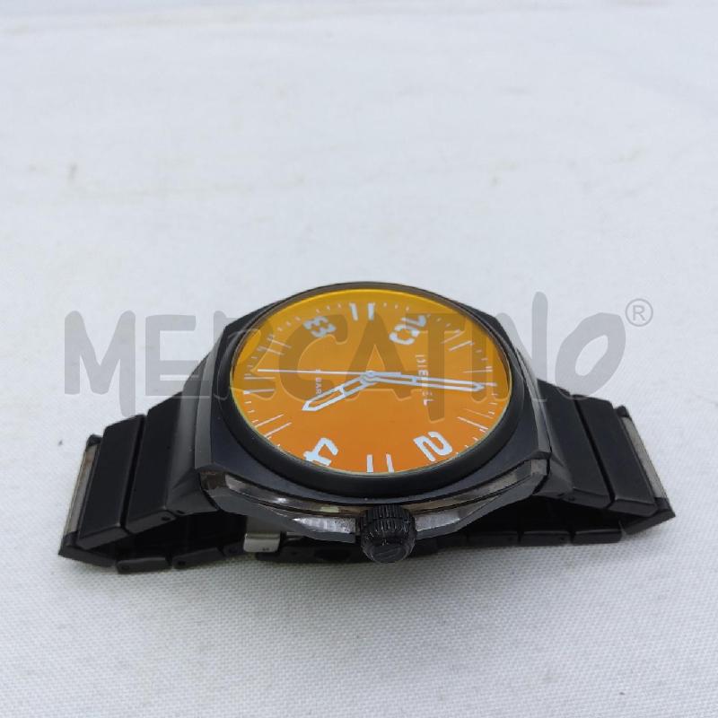 OROLOGIO DA POLSO DIESEL CINT NERO QUADRANTE ROSSO CANGIANTE | Mercatino dell'Usato San maurizio canavese 5