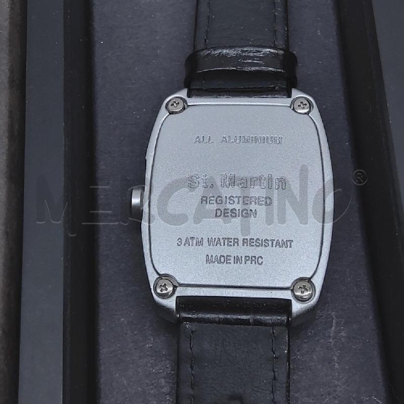 OROLOGIO DONNA ST MARTEEN ALLUMINIO CINT NERO | Mercatino dell'Usato San maurizio canavese 3