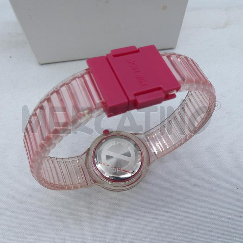OROLOGIO HIP HOP BIANCO FUCSIA | Mercatino dell'Usato San maurizio canavese 4