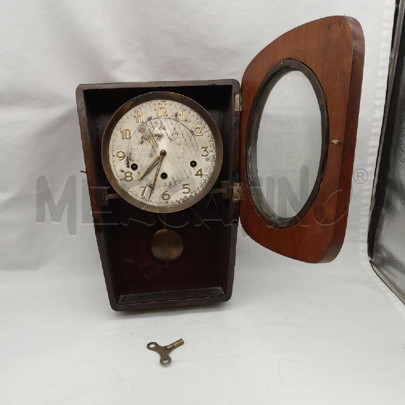 OROLOGIO PENDOLO COMPATTO LEGNO TIPO RADICA | Mercatino dell'Usato San maurizio canavese 3