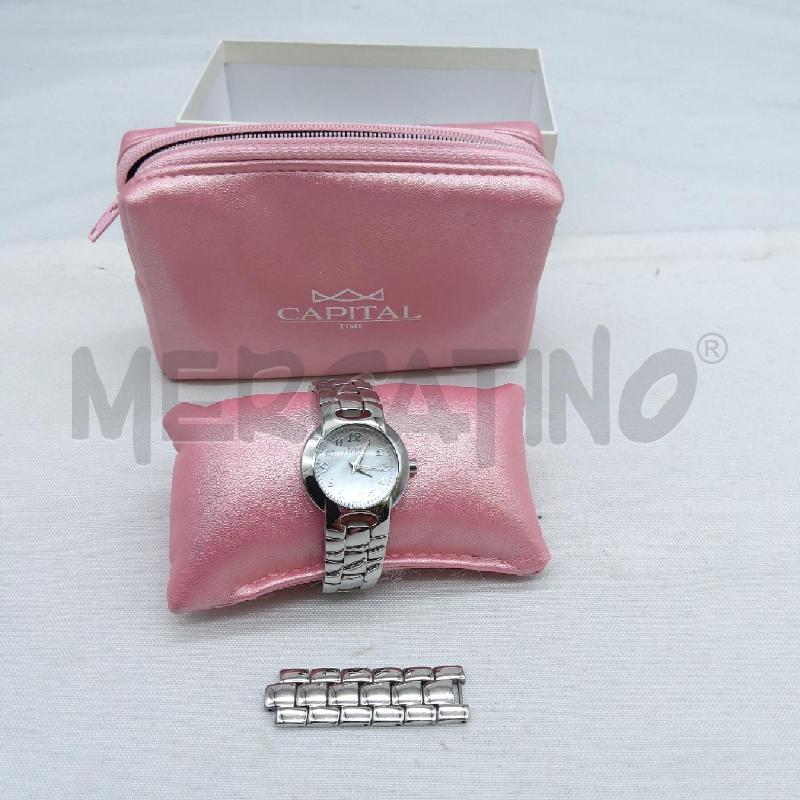 OROLOGIO POLSO CAPITOL CINTURINO ACCIAIO | Mercatino dell'Usato San maurizio canavese 1