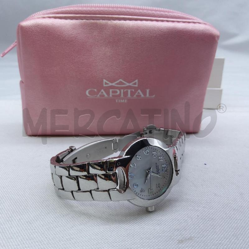 OROLOGIO POLSO CAPITOL CINTURINO ACCIAIO | Mercatino dell'Usato San maurizio canavese 4