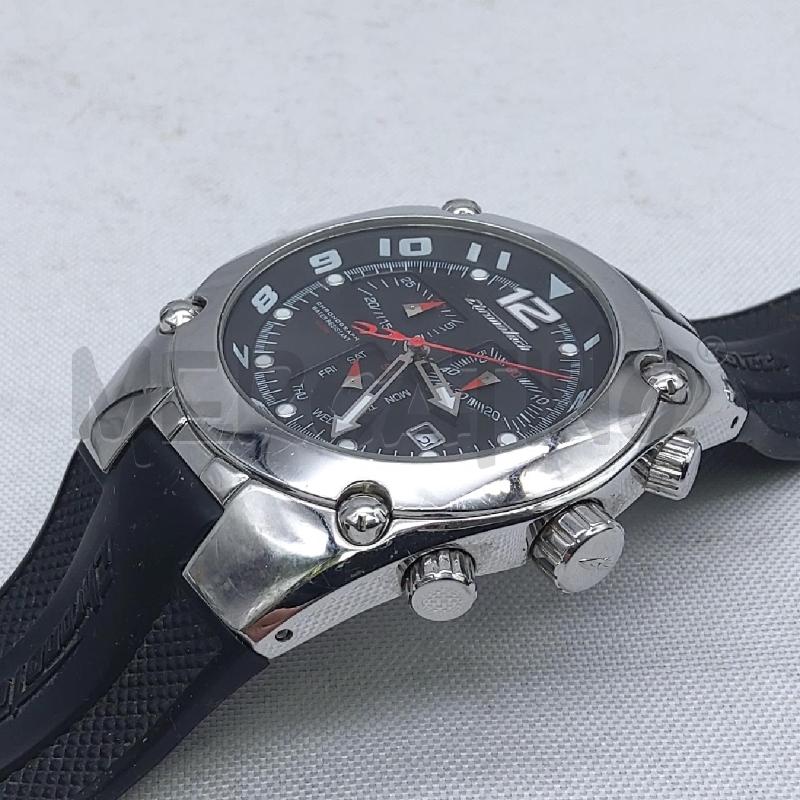 OROLOGIO POLSO CHRNOTECH CINTURINO GOMMA NERO | Mercatino dell'Usato San maurizio canavese 2