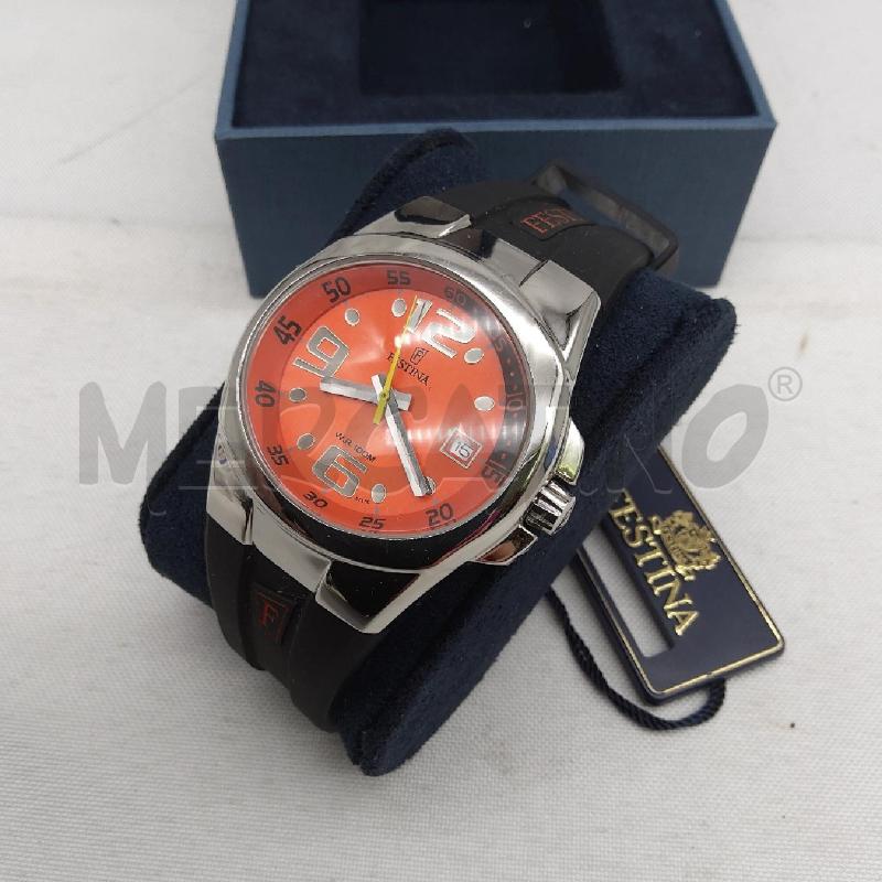 OROLOGIO POLSO FESTINA QUADRANTE ARANCIONE | Mercatino dell'Usato San maurizio canavese 1