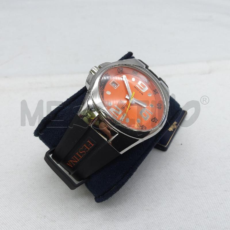 OROLOGIO POLSO FESTINA QUADRANTE ARANCIONE | Mercatino dell'Usato San maurizio canavese 2