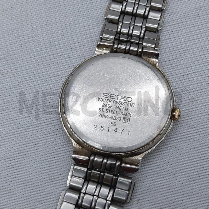 OROLOGIO SEIKO BATTERIA ACCIAIO | Mercatino dell'Usato San maurizio canavese 4