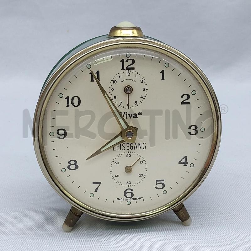 OROLOGIO SVEGLIA VERDE MECCANICA LEISEGANG | Mercatino dell'Usato San maurizio canavese 1