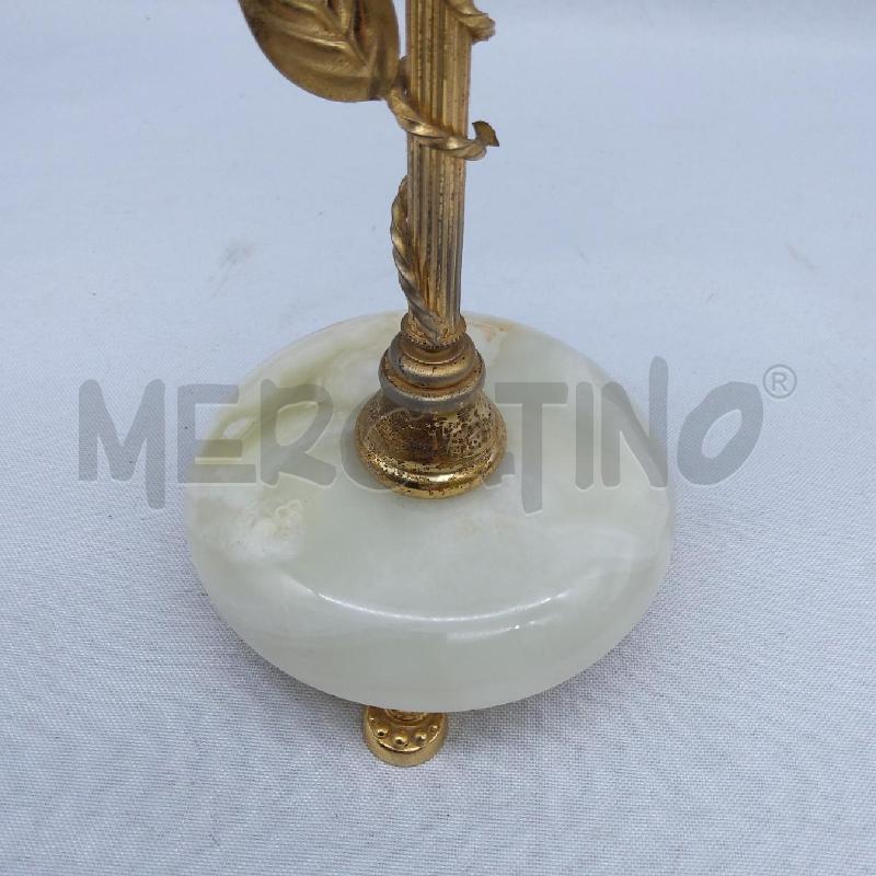 OROLOGIO TAVOLO RITZ MECCANICO BASE ONICE COLONNA DORATA | Mercatino dell'Usato San maurizio canavese 2