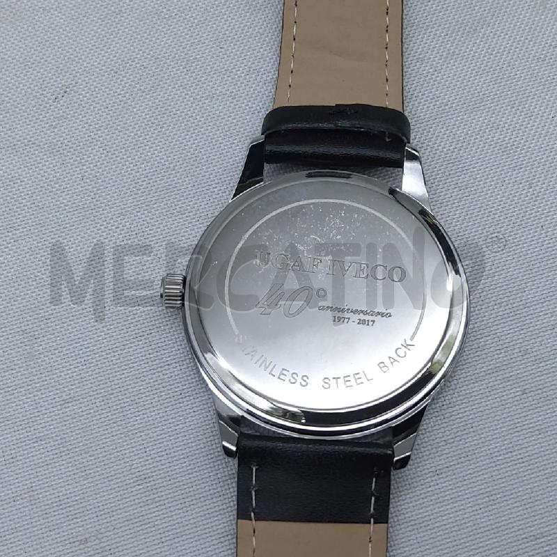 OROLOGIO UOMO FIAT UGAF IVECO CINTURINO NERO | Mercatino dell'Usato San maurizio canavese 4