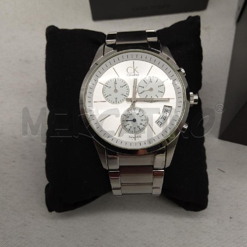 OROLOGIO U CALVIN KLEIN ACCIAIO  | Mercatino dell'Usato San maurizio canavese 1