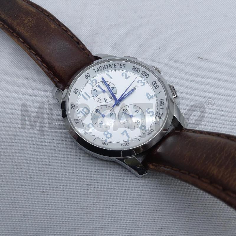 OROLOGIO U GUESS CINTURINO PELLE MARRONE | Mercatino dell'Usato San maurizio canavese 5