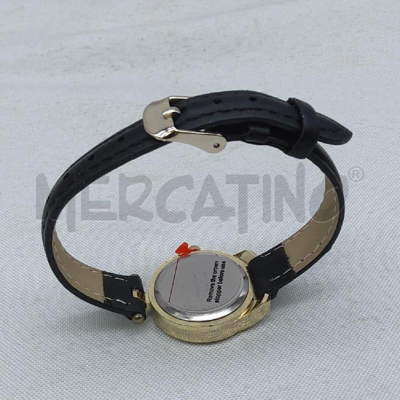 OROLOGIO  POLSO COTE D'AZUR NERO GLITTER GATTO | Mercatino dell'Usato San maurizio canavese 3