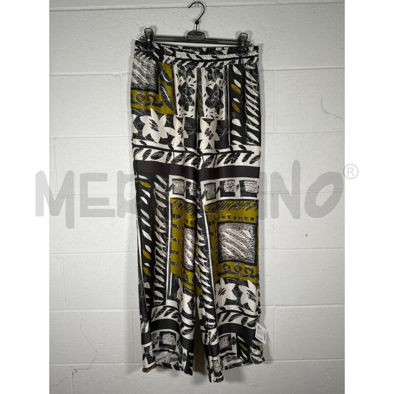PANTALONE DONNA OLTRE BEIGE NERO VERDE GEO  | Mercatino dell'Usato San maurizio canavese 1